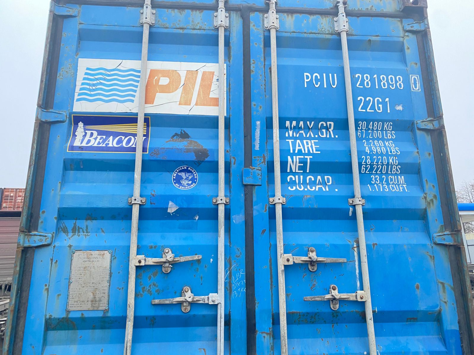 Морской контейнер PCIU2818980