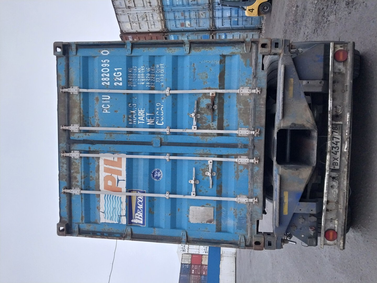 Морской контейнер PCIU2820950