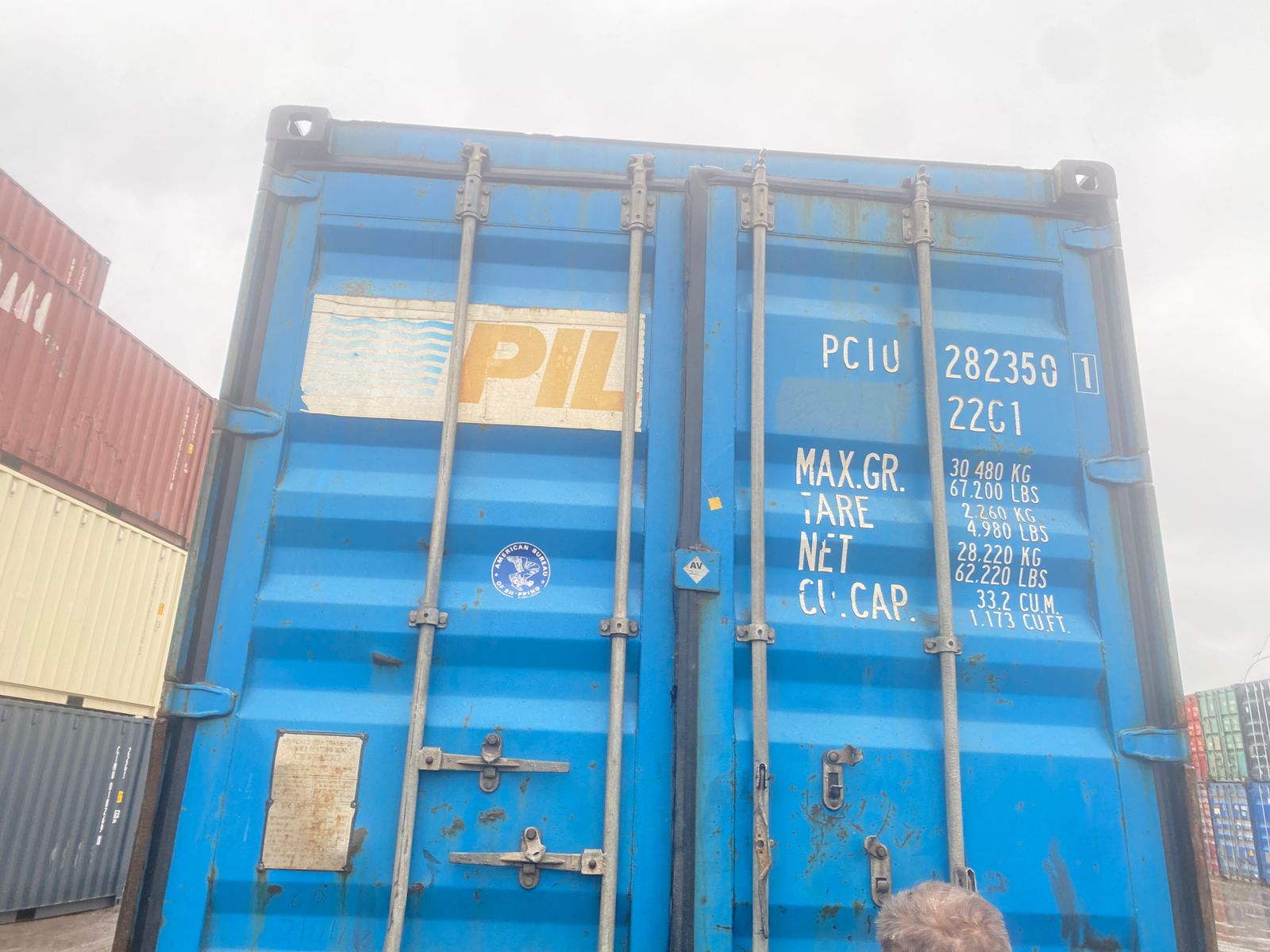 Морской контейнер PCIU2823501