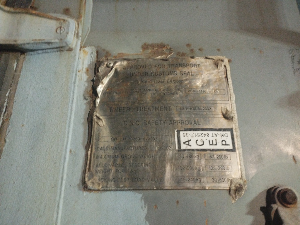 Морской контейнер PONU0327827