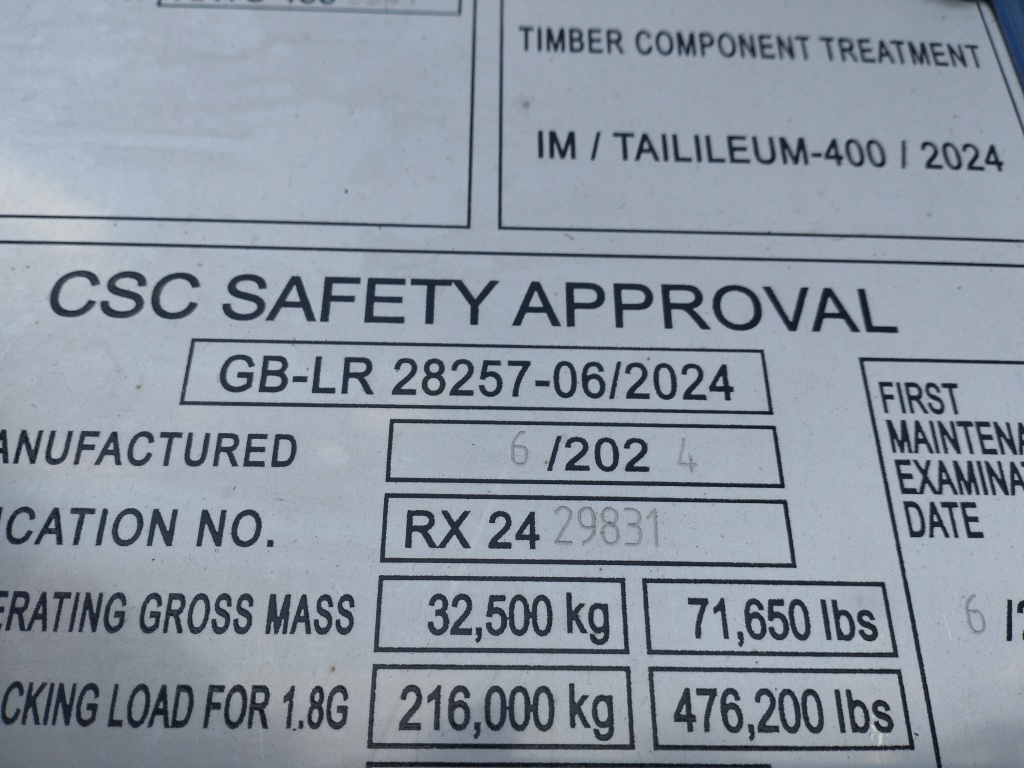 Морской контейнер RXTU4553341