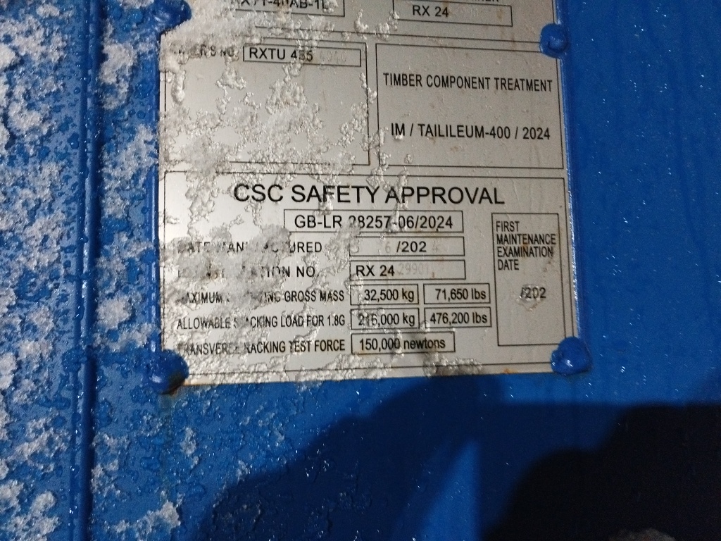 Морской контейнер RXTU4554040