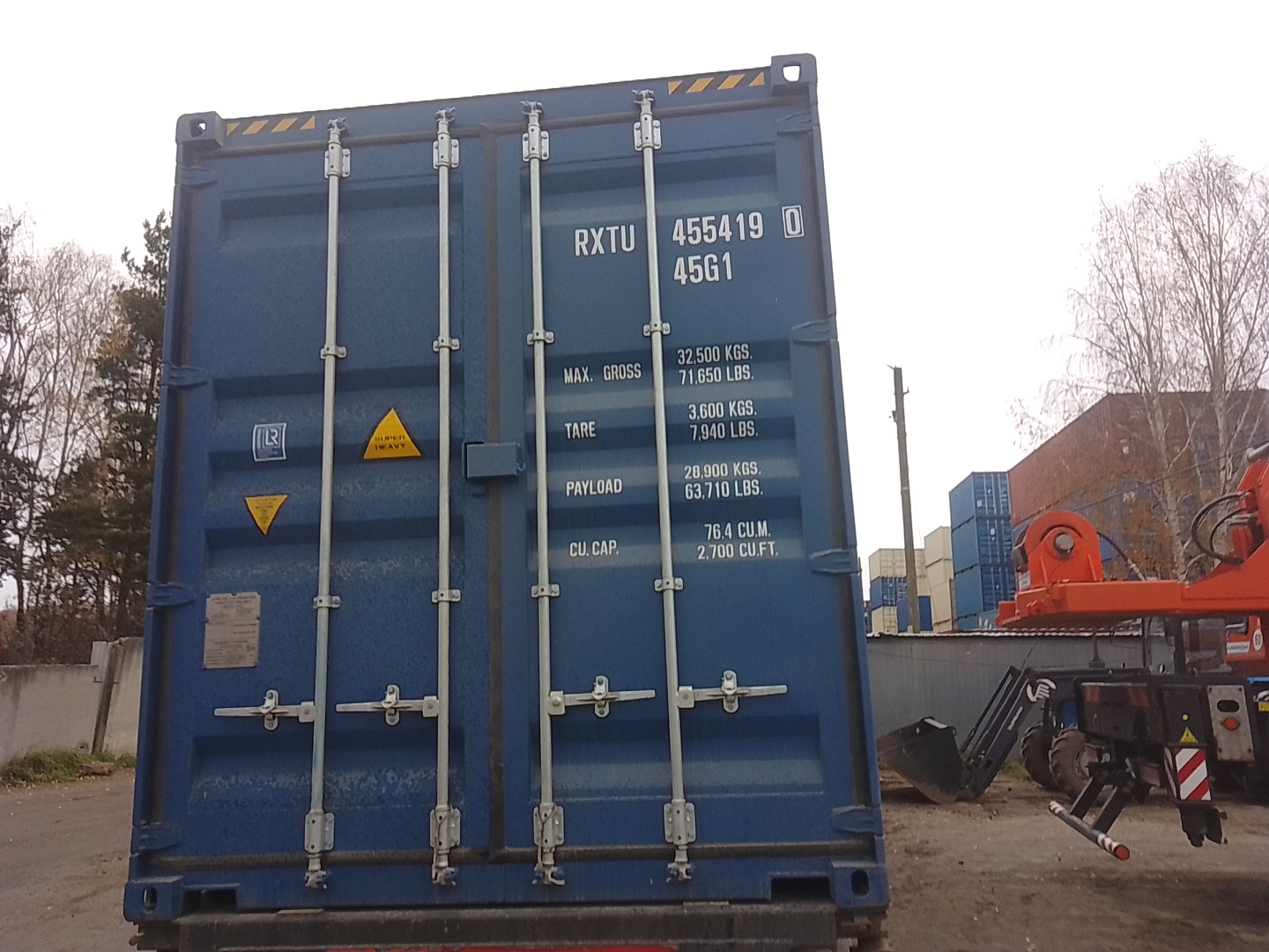Морской контейнер RXTU4554190