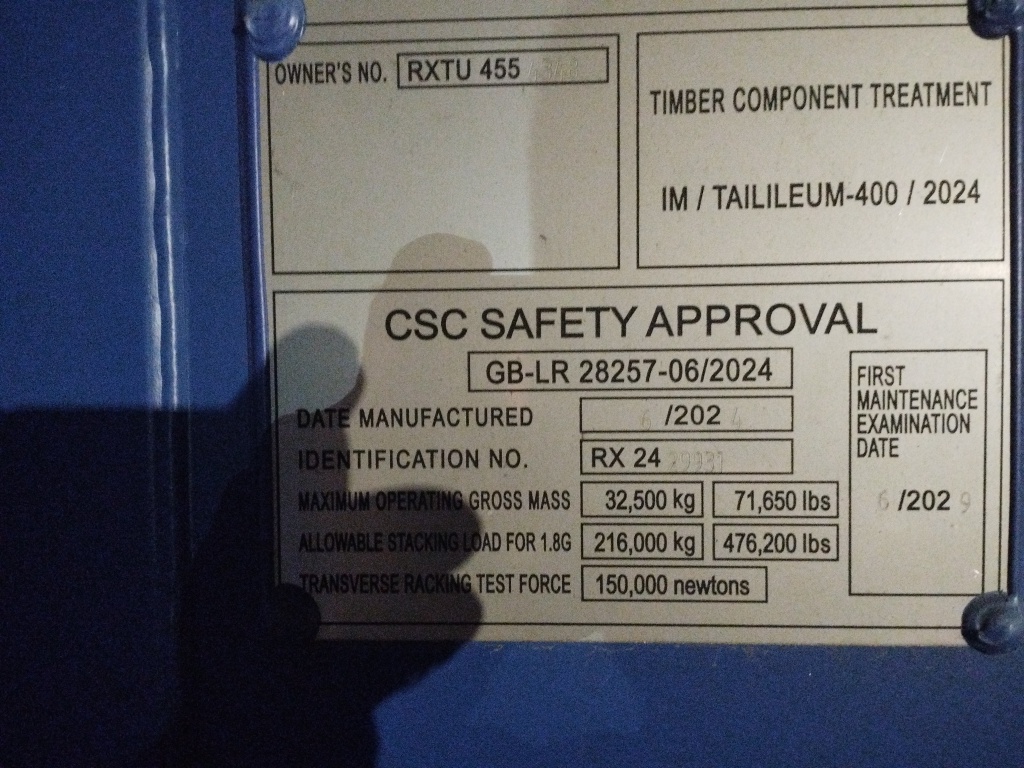 Морской контейнер RXTU4554348