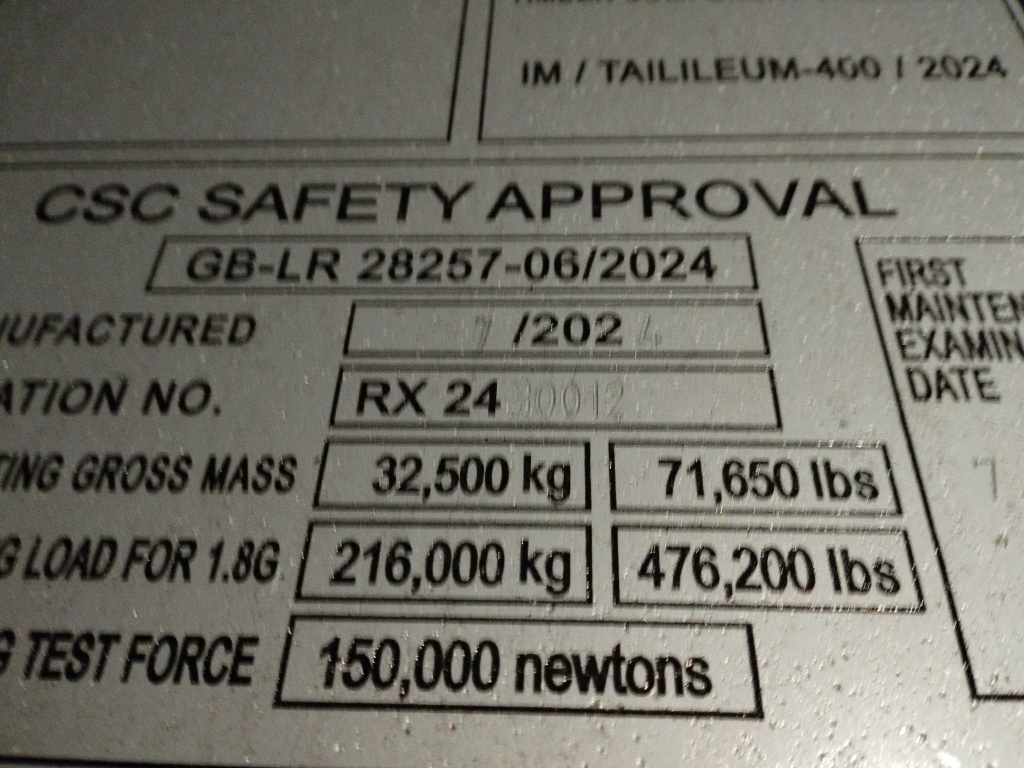 Морской контейнер RXTU4555154