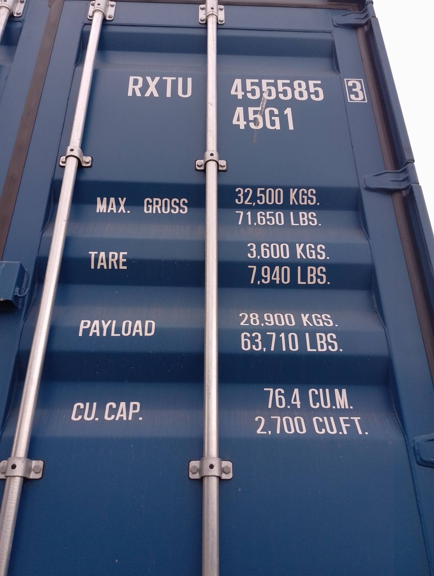 Морской контейнер RXTU4555853