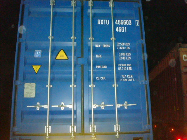Морской контейнер RXTU4556037