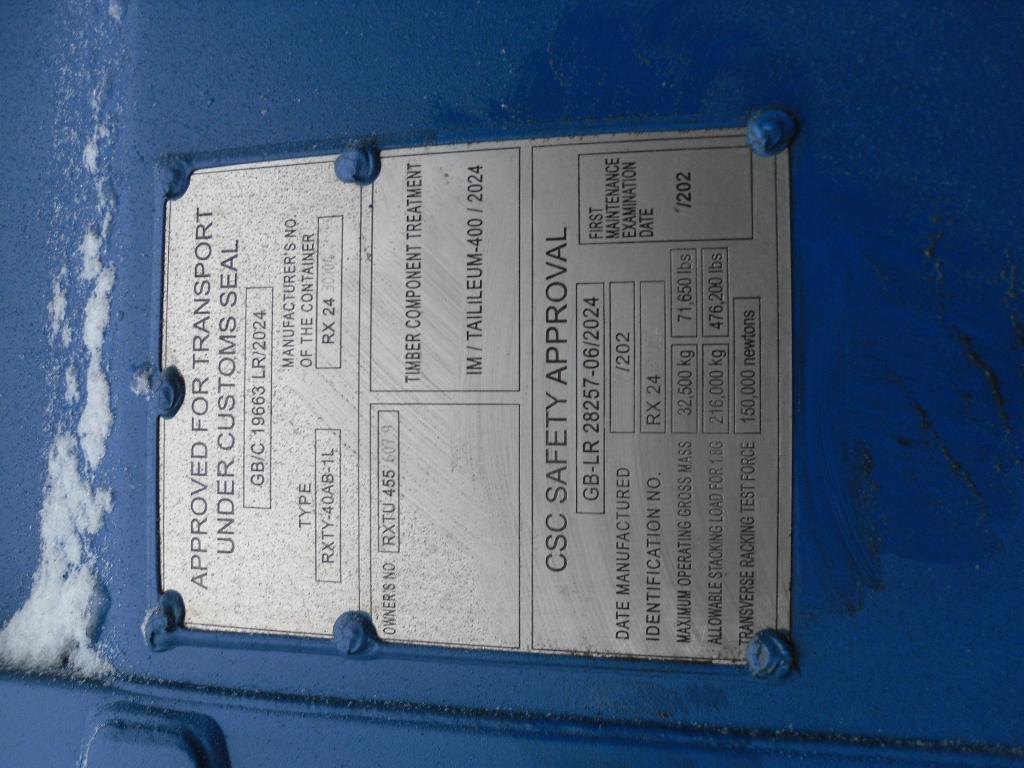 Морской контейнер RXTU4556079