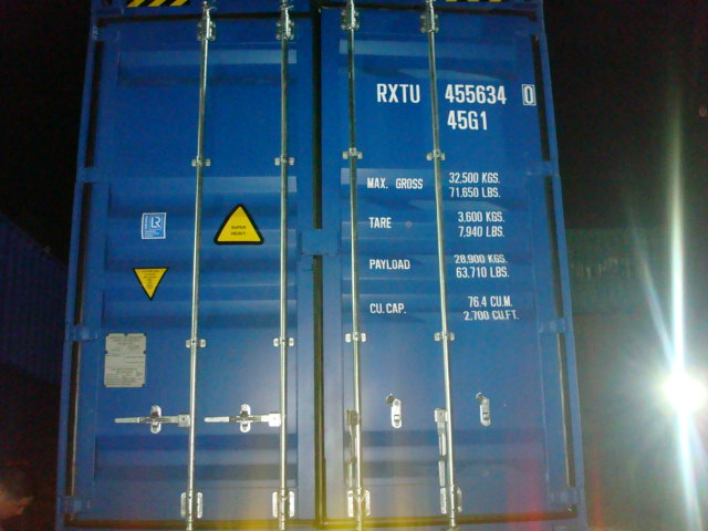 Морской контейнер RXTU4556340