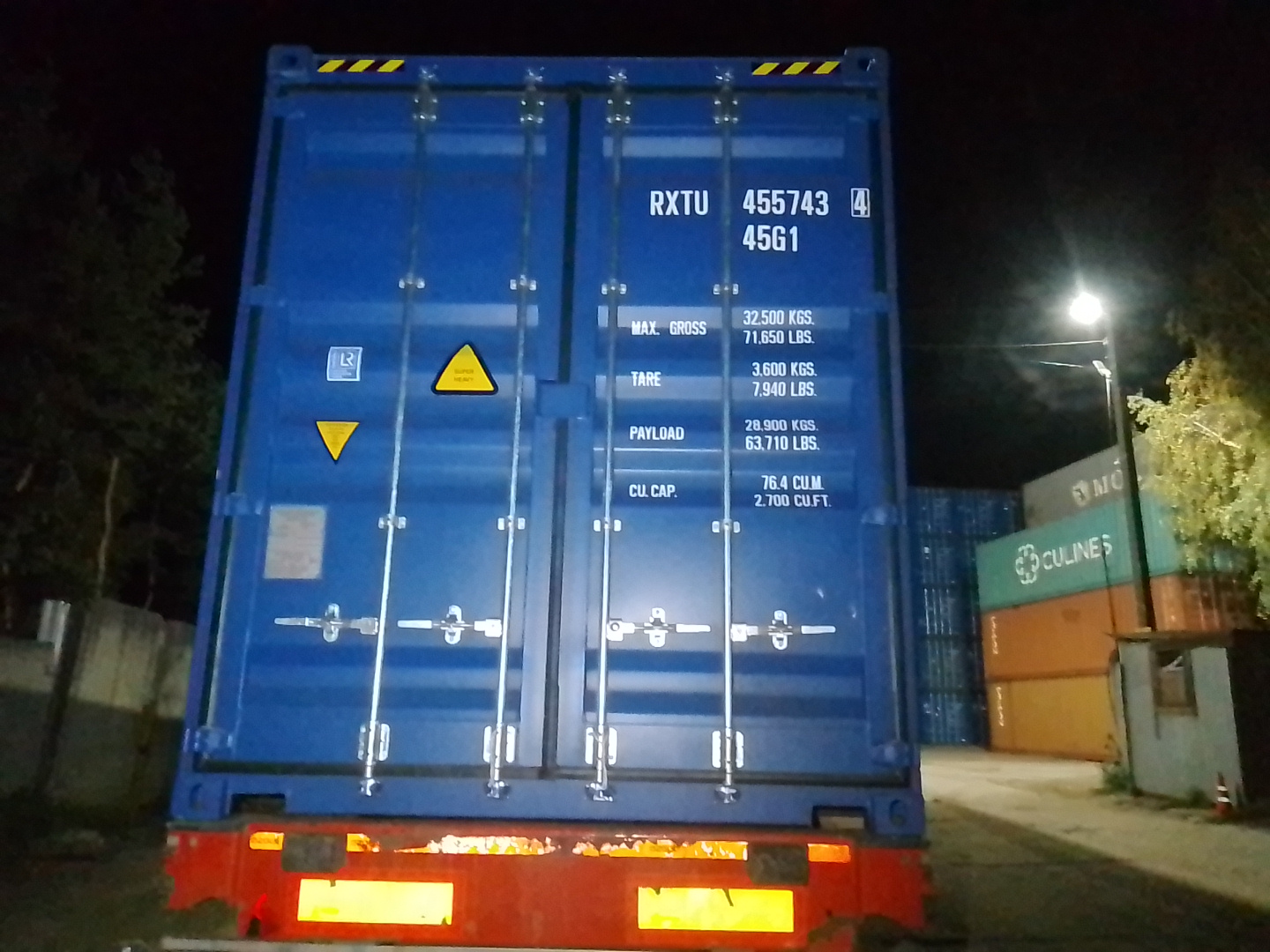 Морской контейнер RXTU4557434