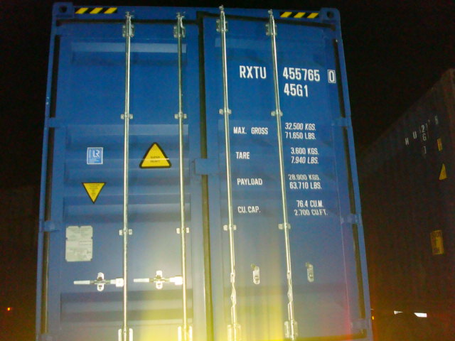 Морской контейнер RXTU4557650
