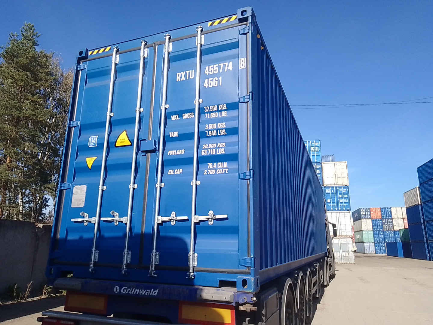 Морской контейнер RXTU4557748