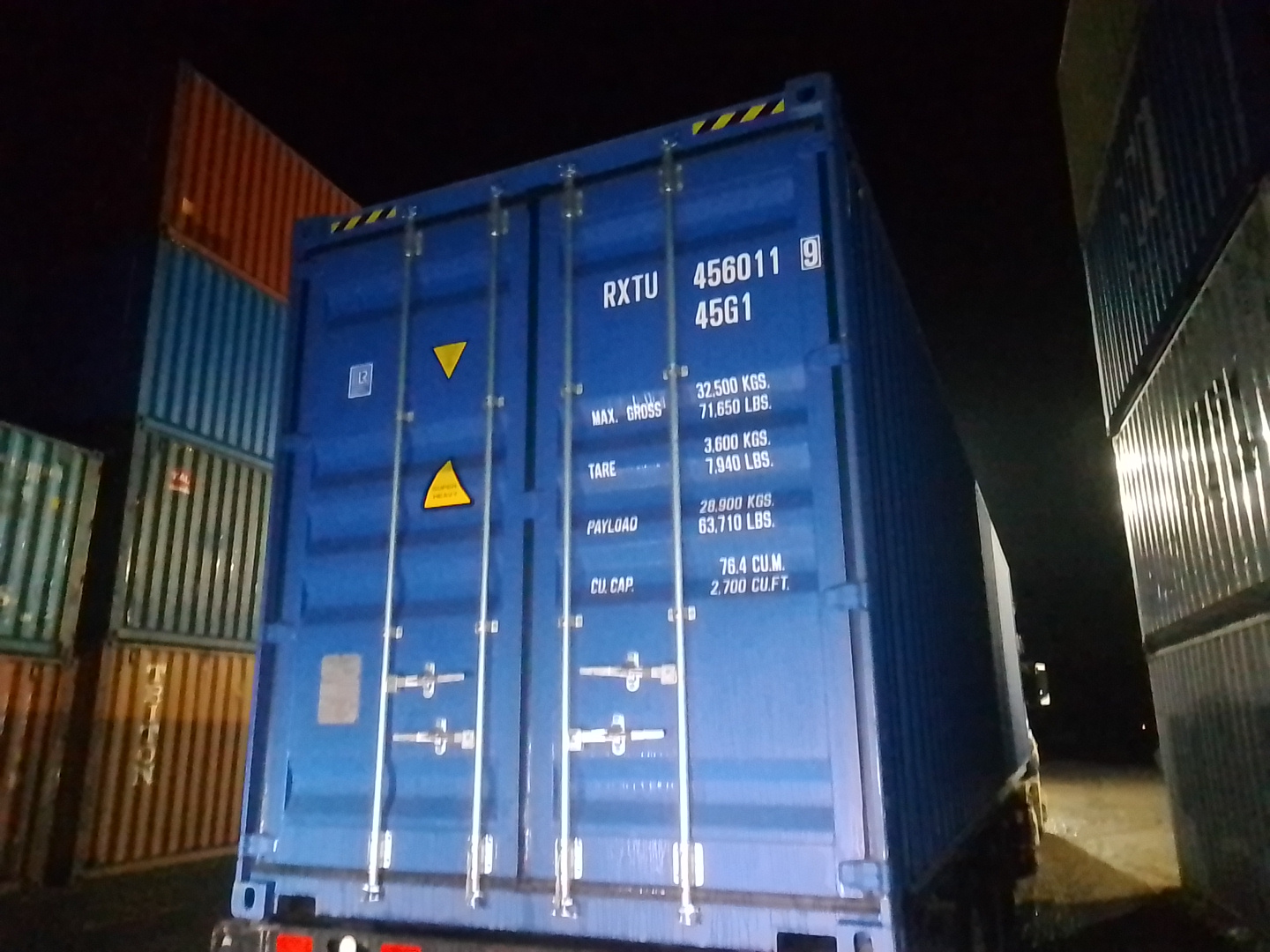 Морской контейнер RXTU4560119