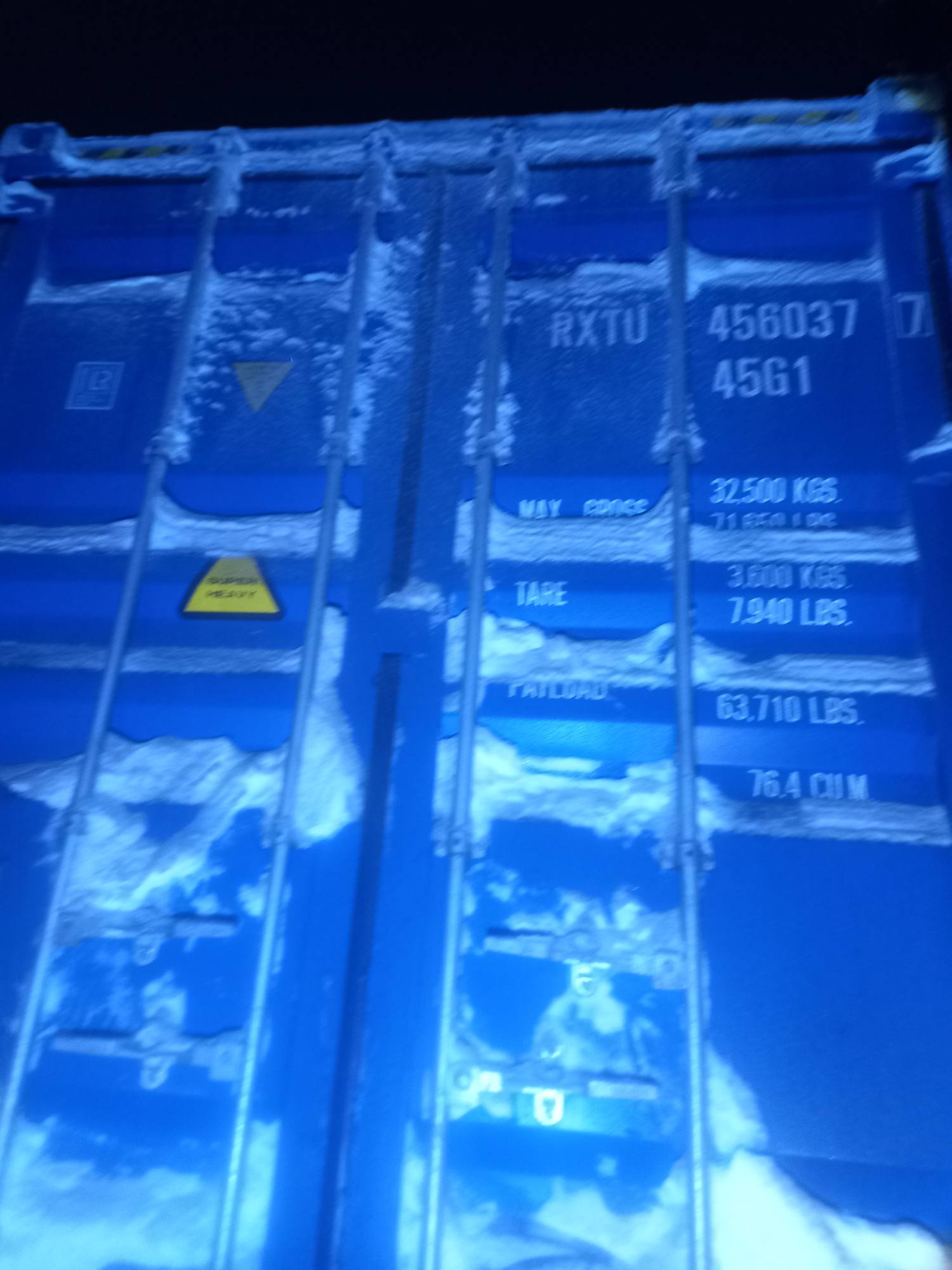 Морской контейнер RXTU4560377