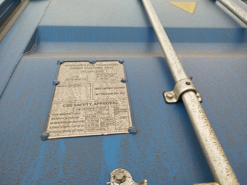 Морской контейнер RXTU4562209