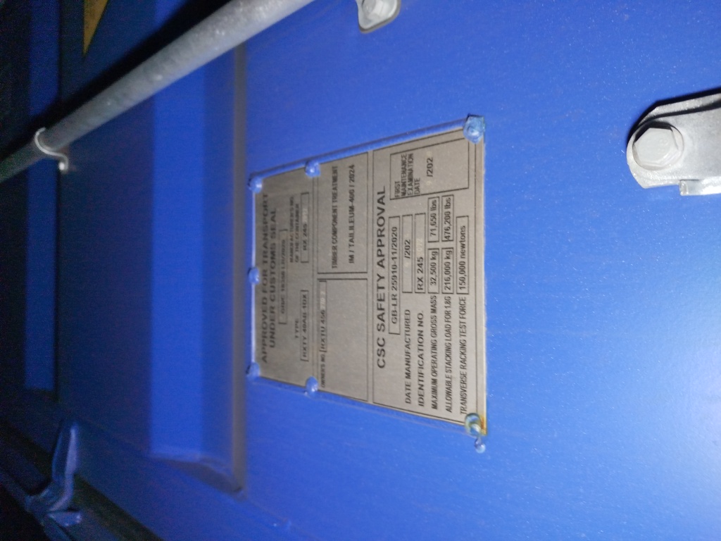 Морской контейнер RXTU4562702