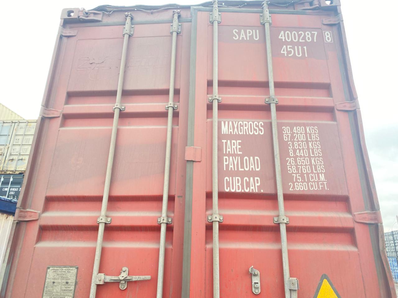 Морской контейнер SAPU4002878