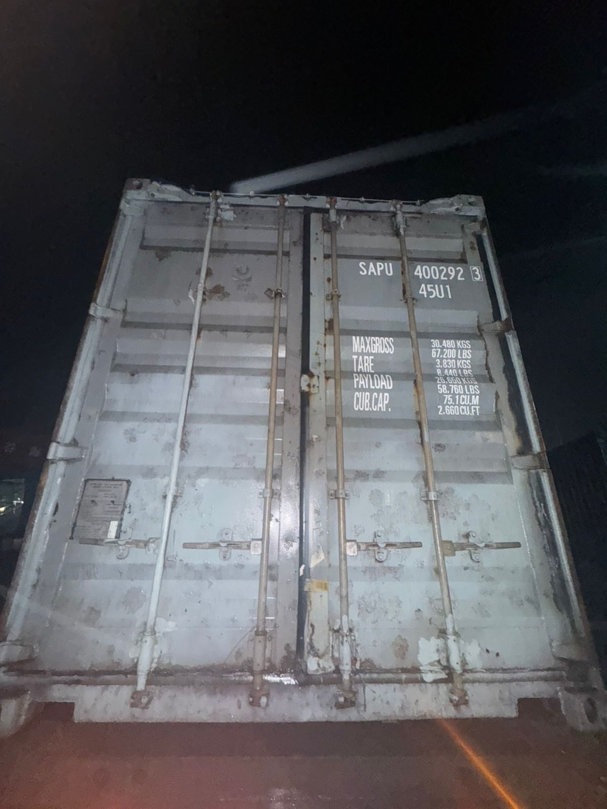 Морской контейнер SAPU4002923