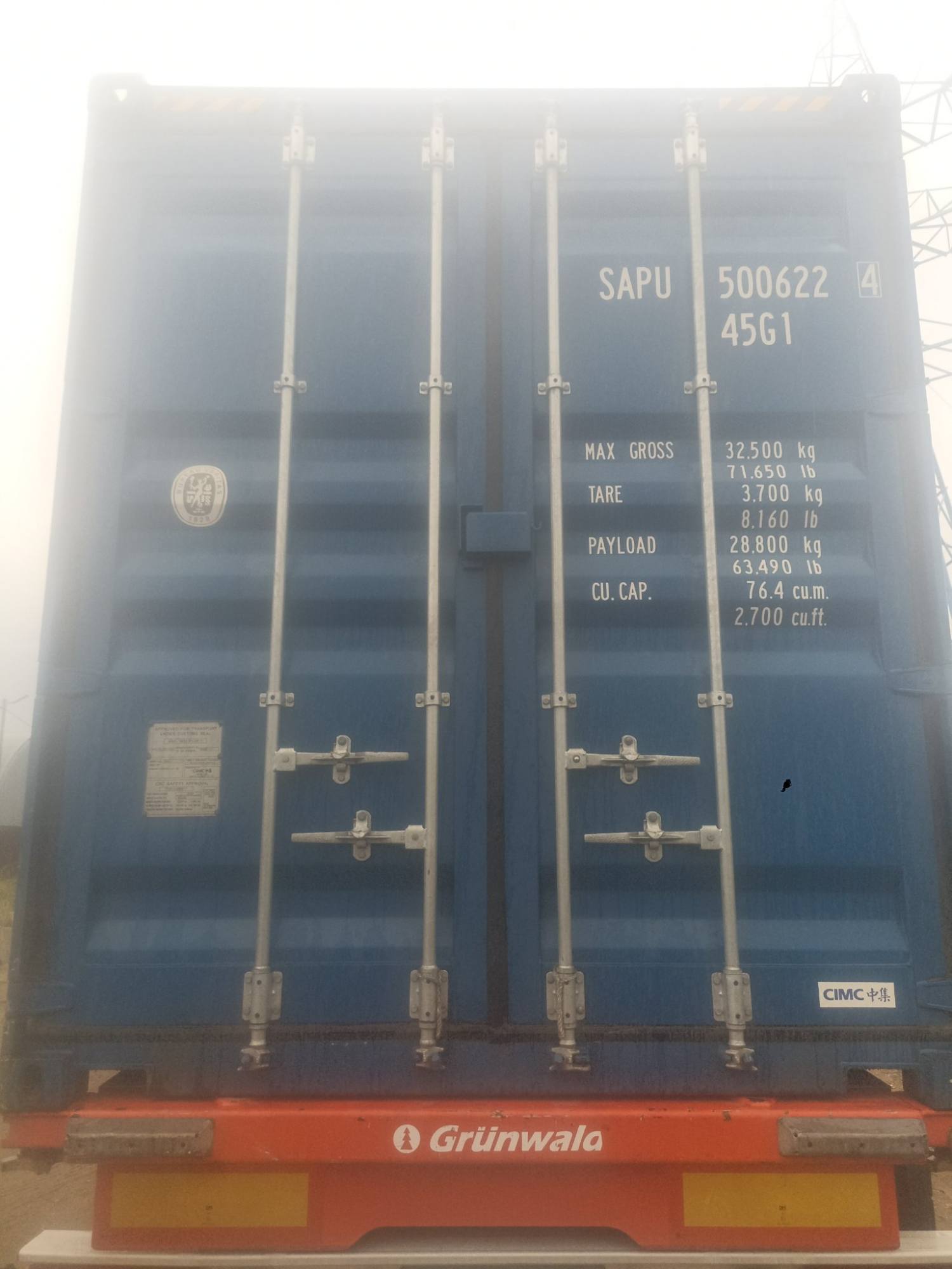 Морской контейнер SAPU5006224