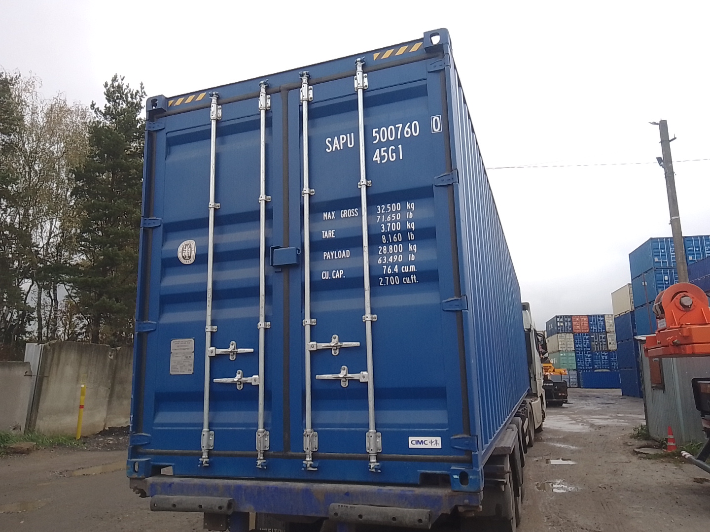 Морской контейнер SAPU5007600