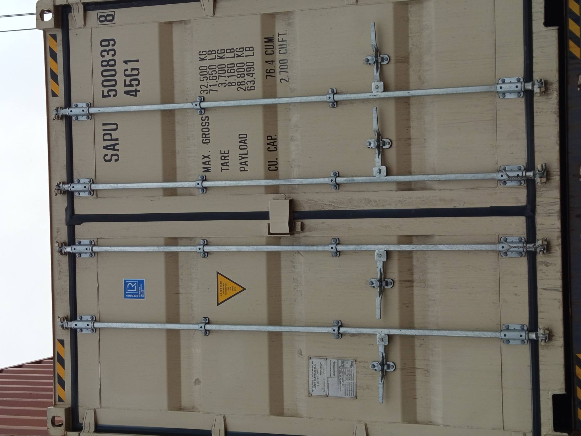 Морской контейнер SAPU5008398