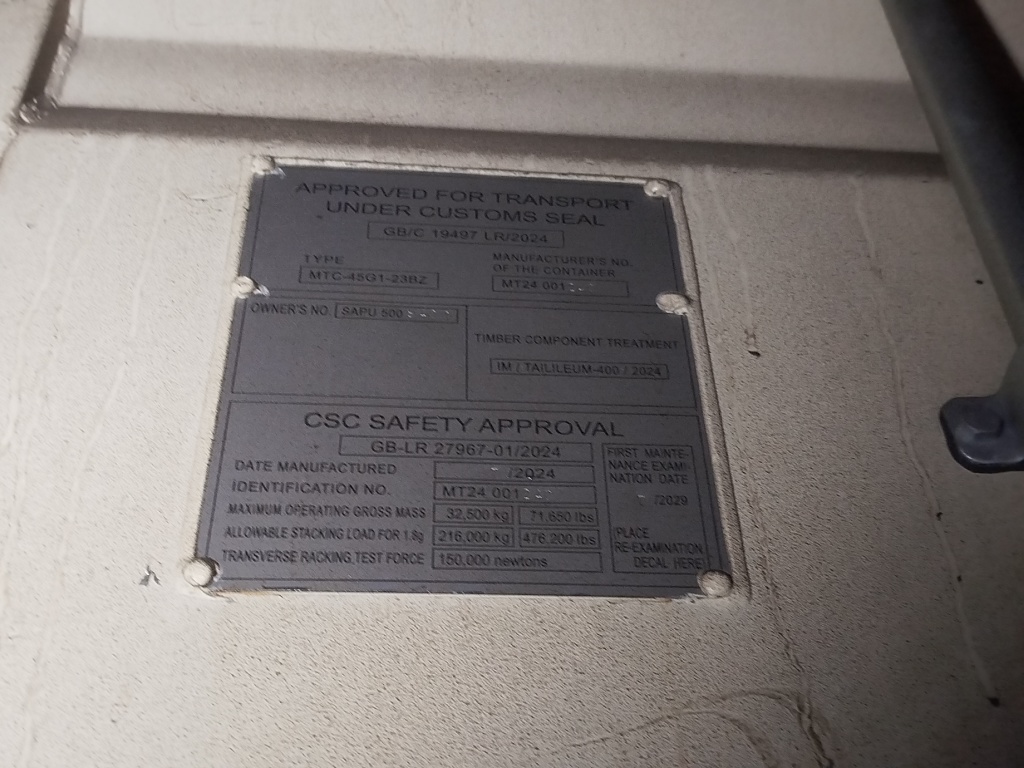 Морской контейнер SAPU5008401