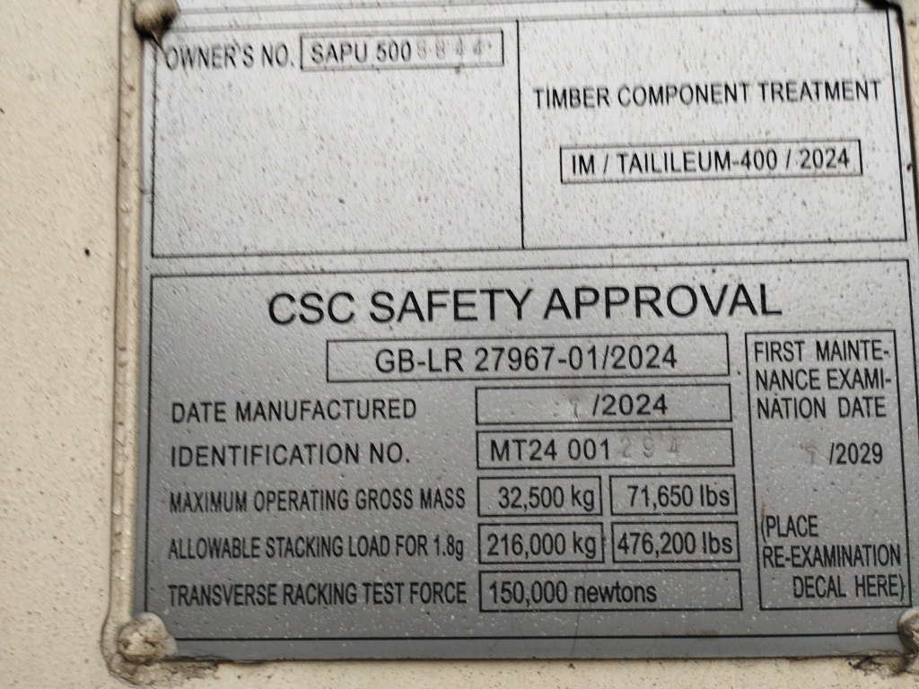 Морской контейнер SAPU5008844