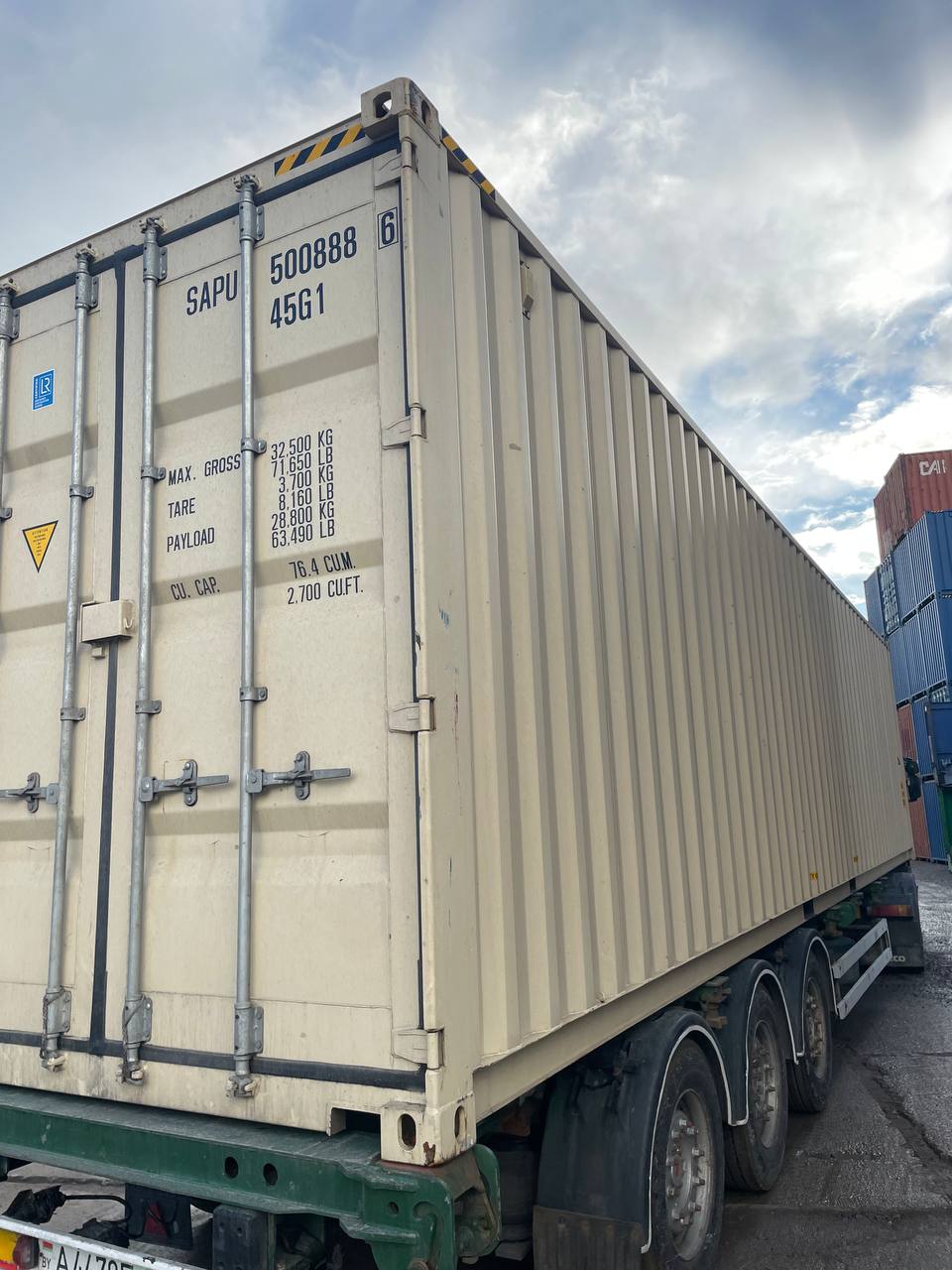 Морской контейнер SAPU5008886