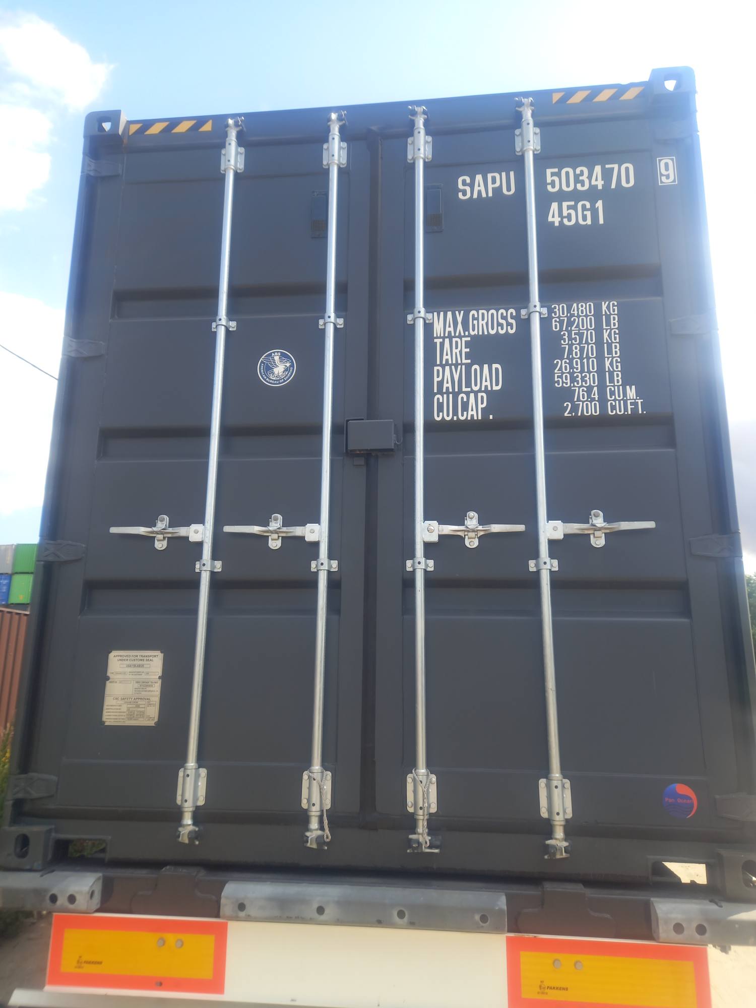 Морской контейнер SAPU5034709