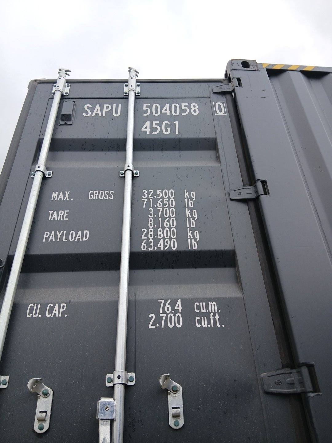 Морской контейнер SAPU5040580