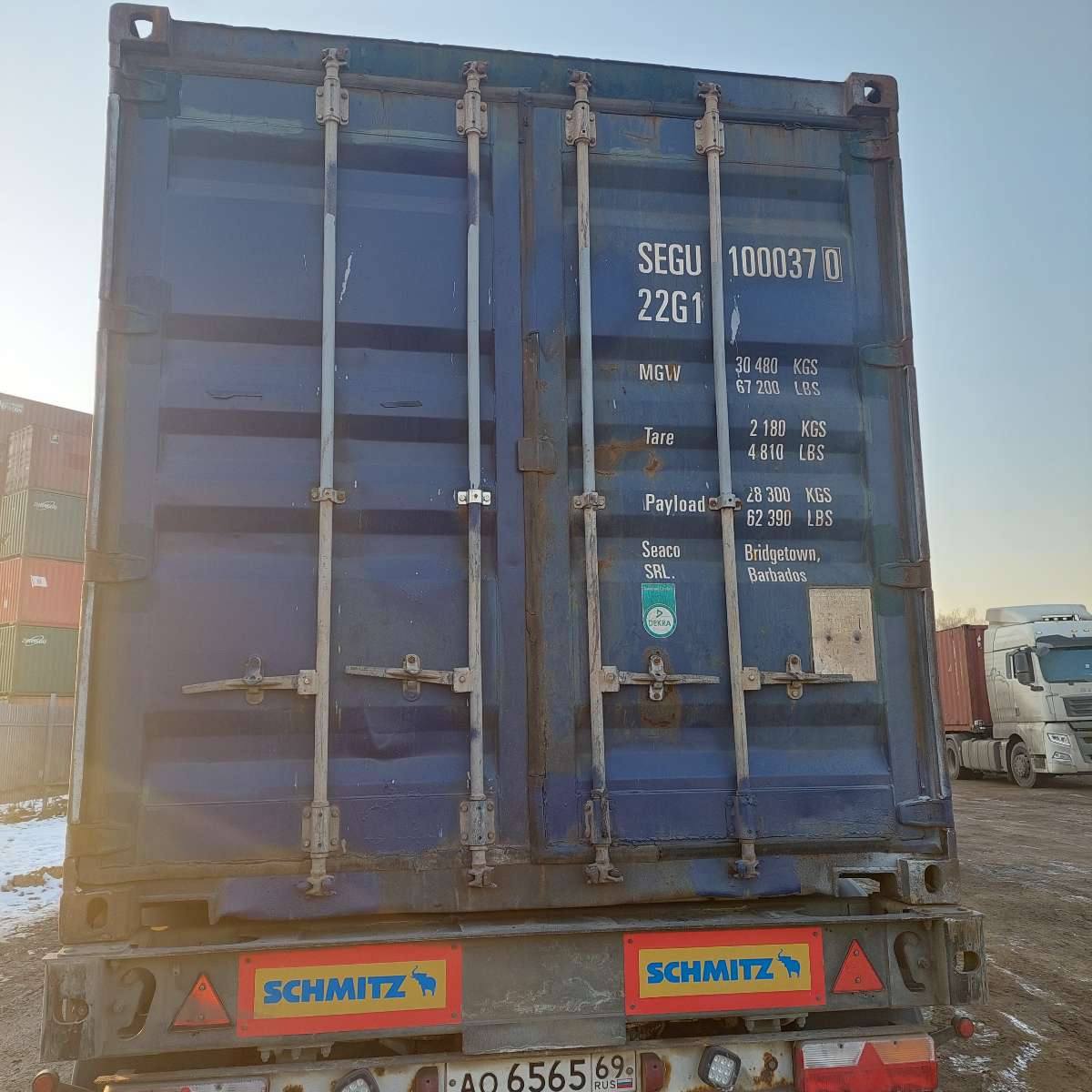 Segu Containers Морской контейнер SEGU1000370
