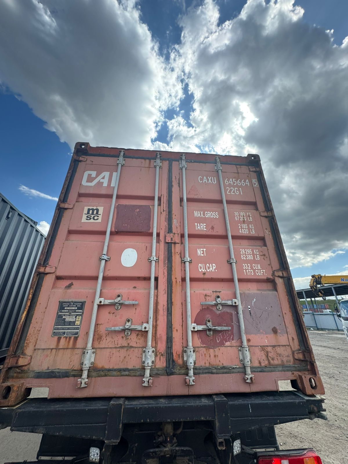 Морской контейнер SEGU1012983