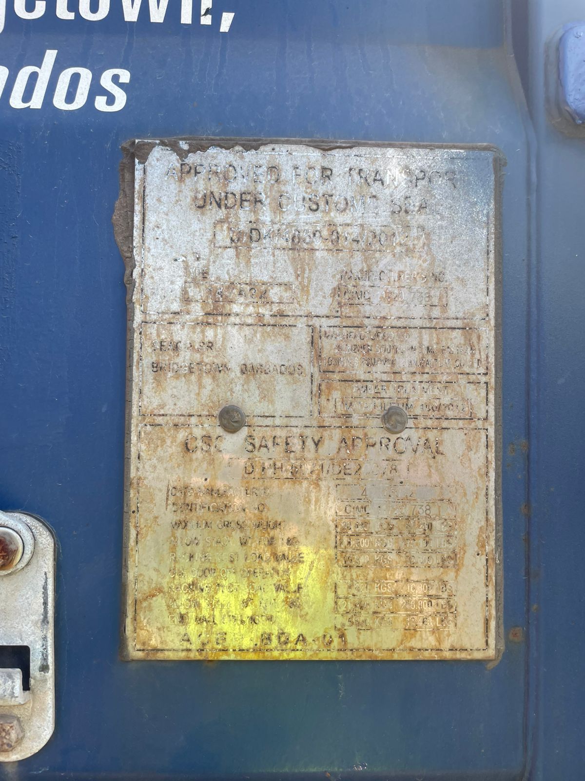 Морской контейнер SEGU1106383