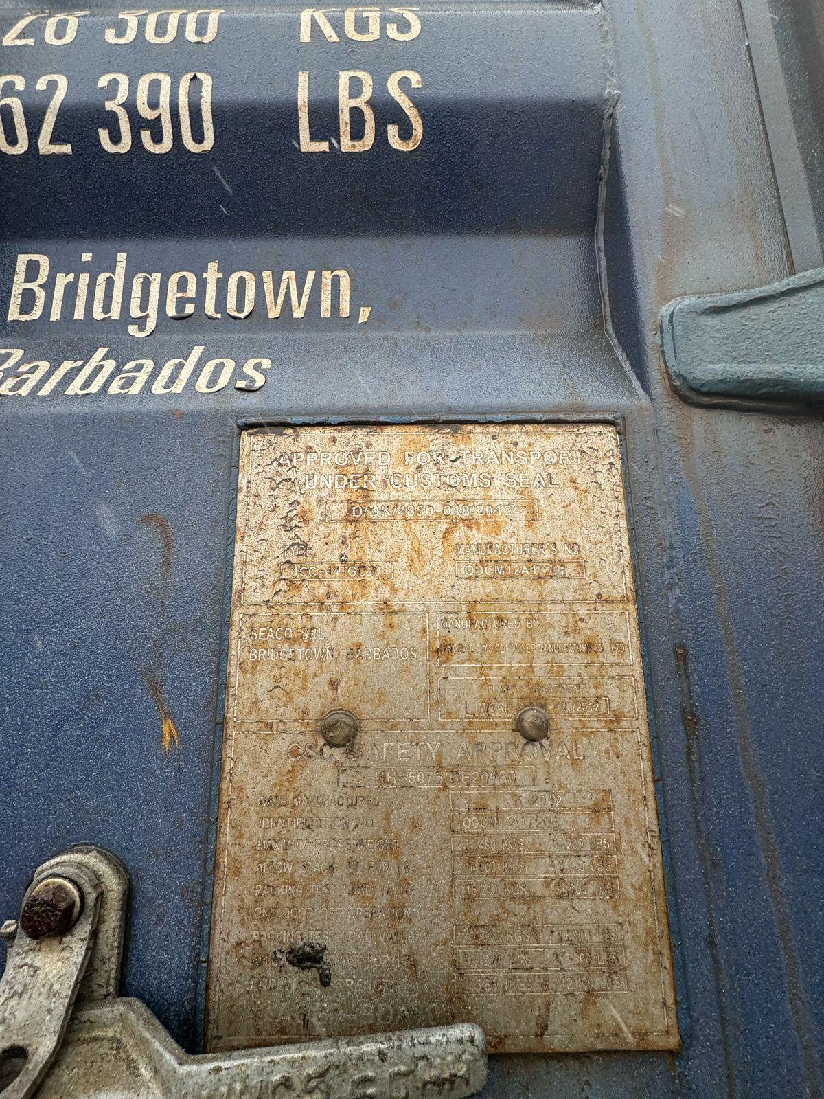 Морской контейнер SEGU1135360