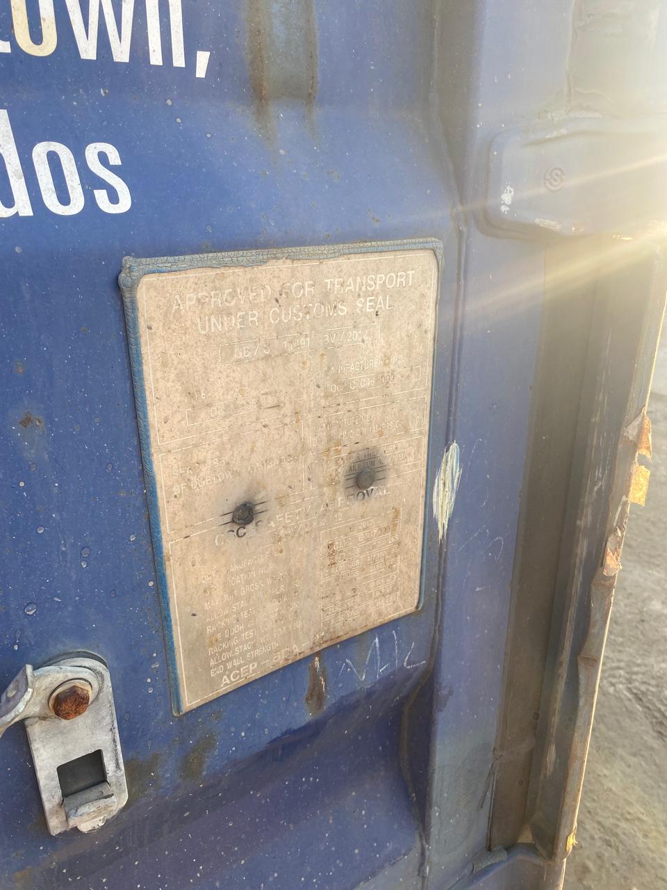 Морской контейнер SEGU1218362