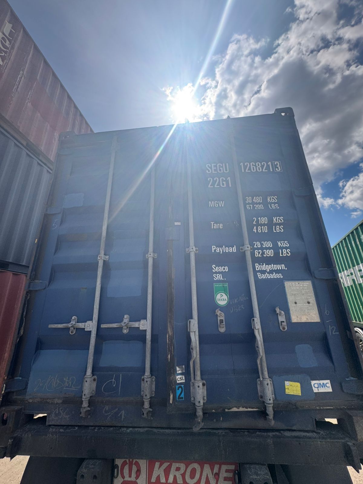 Морской контейнер SEGU1268213