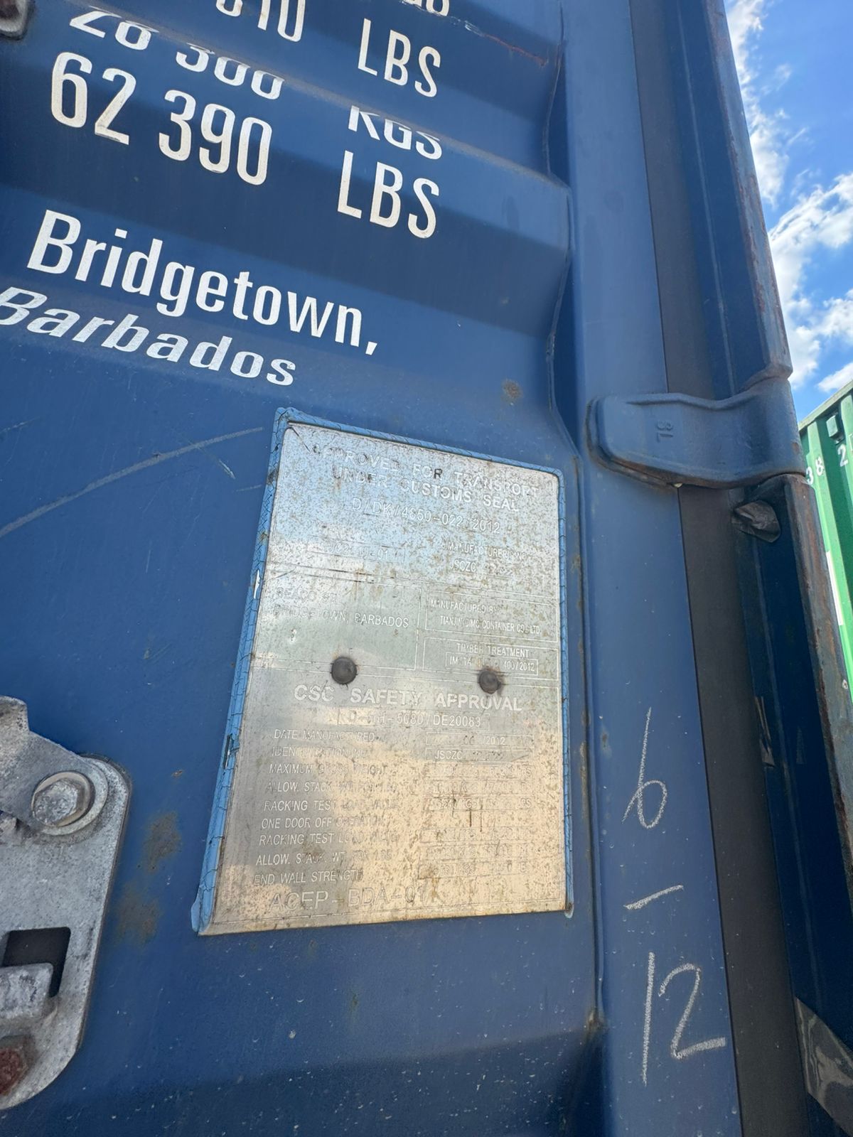 Морской контейнер SEGU1268213