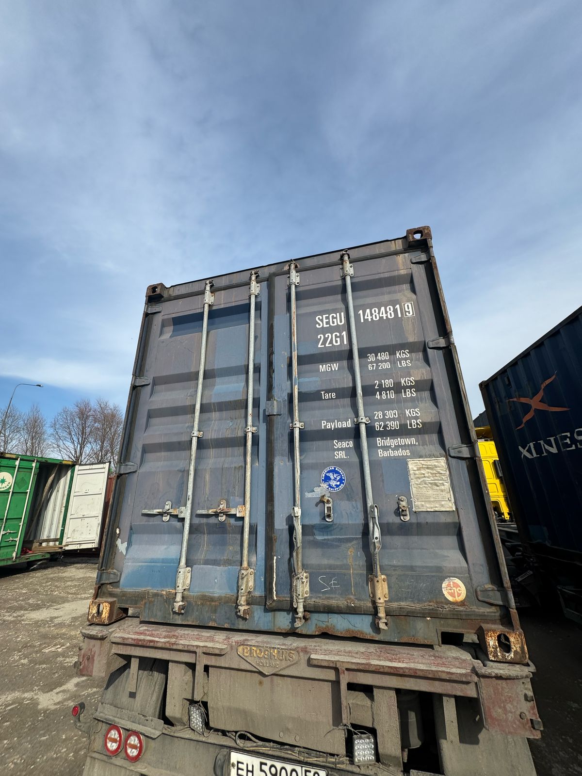 Segu Containers Морской контейнер SEGU1484819