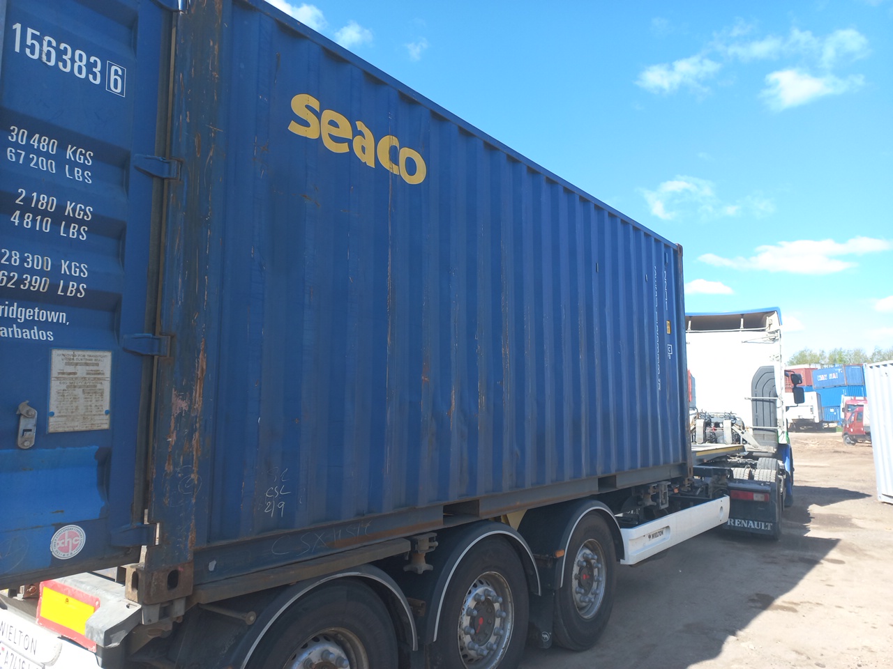 Морской контейнер SEGU1563836