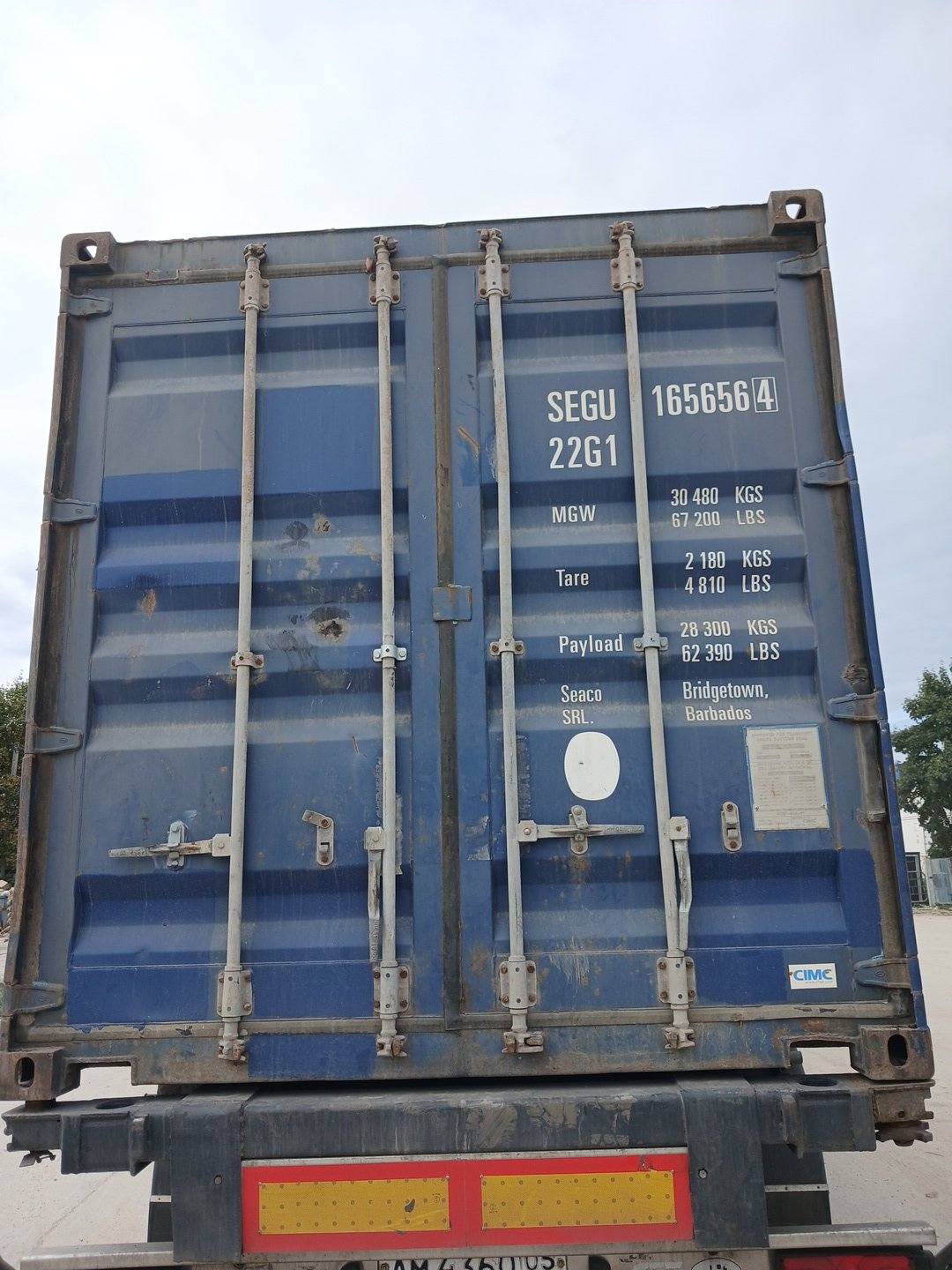 Морской контейнер SEGU1656564