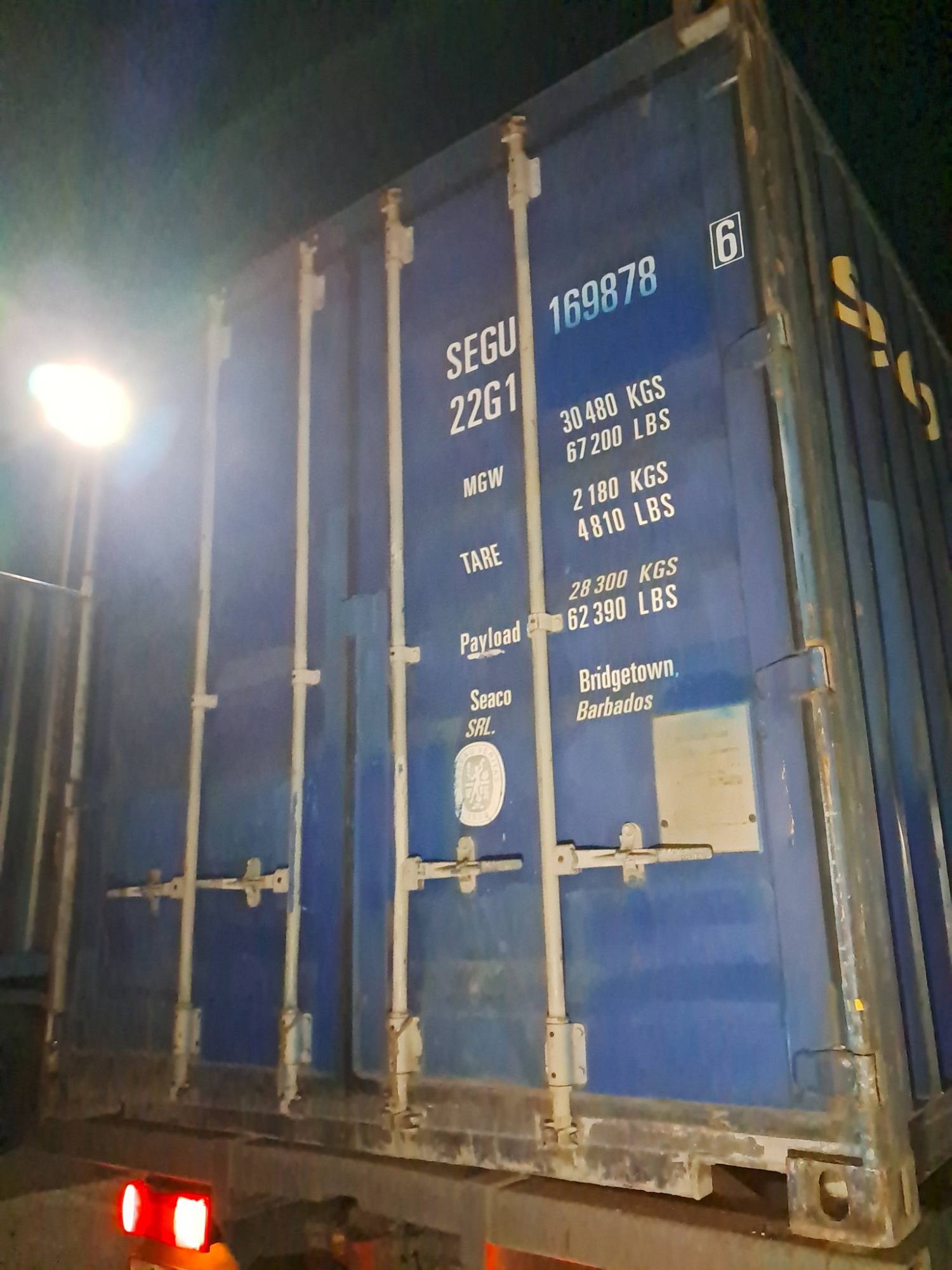Морской контейнер SEGU1698786