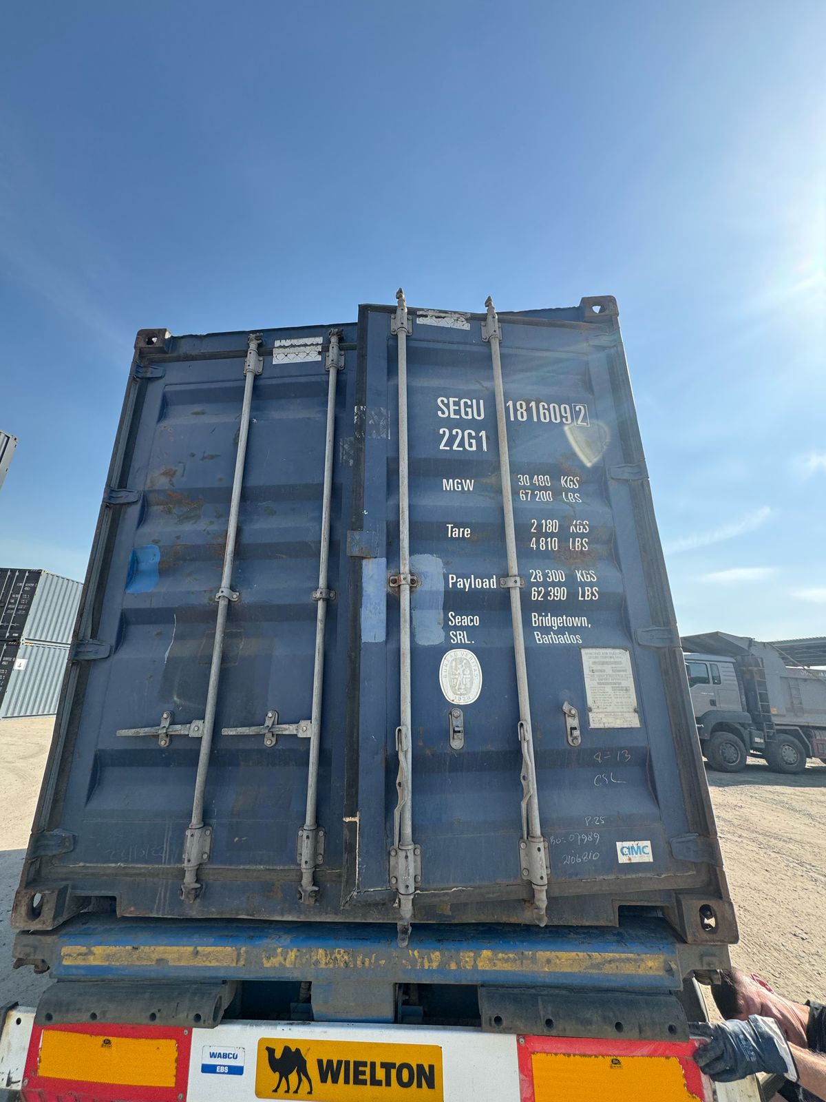 Морской контейнер SEGU1816092