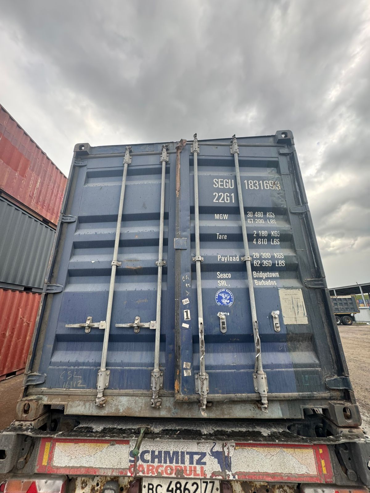 Морской контейнер SEGU1831693