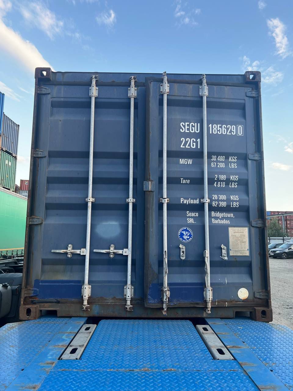 Segu Containers Морской контейнер SEGU1856290