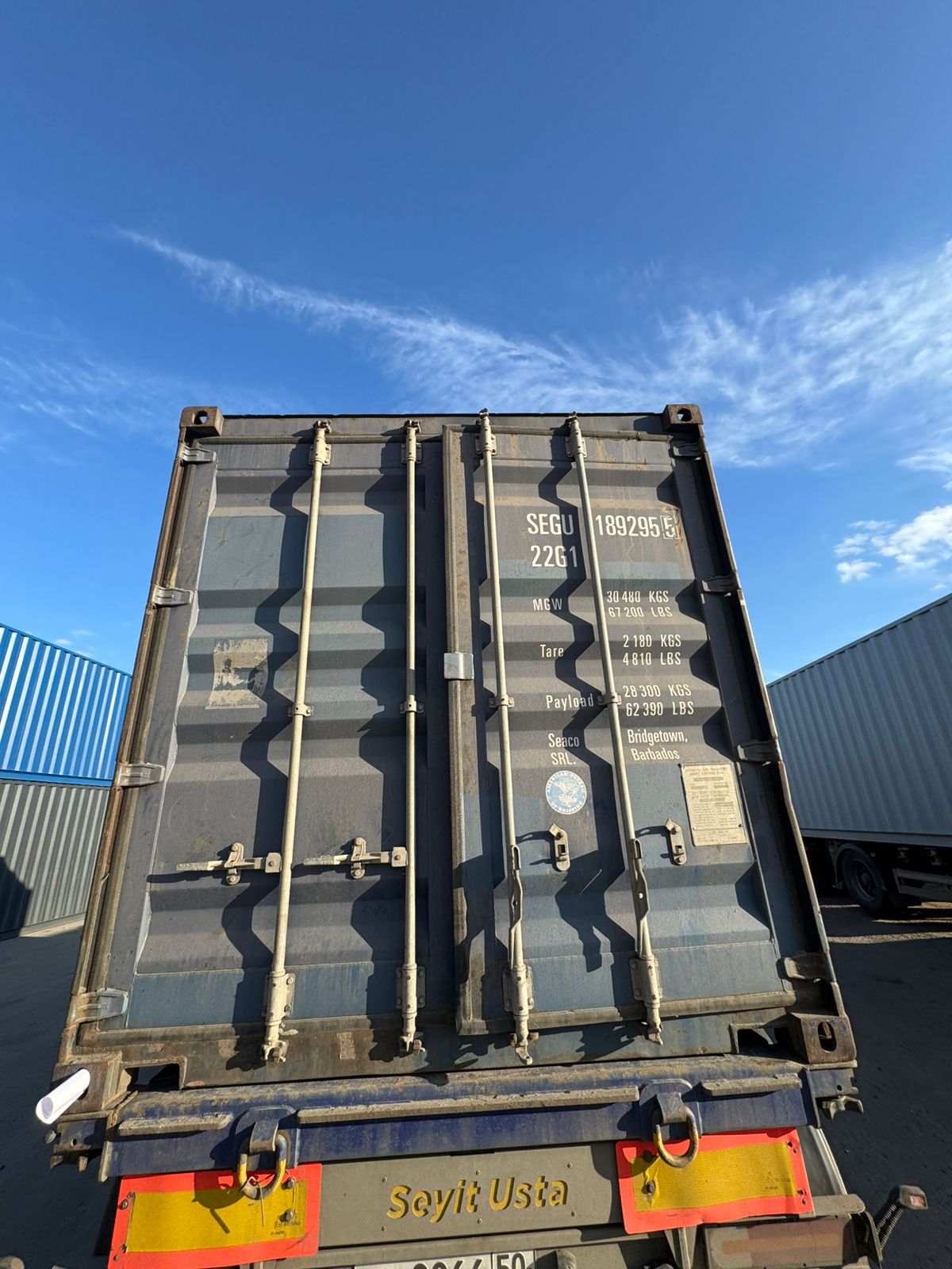Морской контейнер SEGU1892955