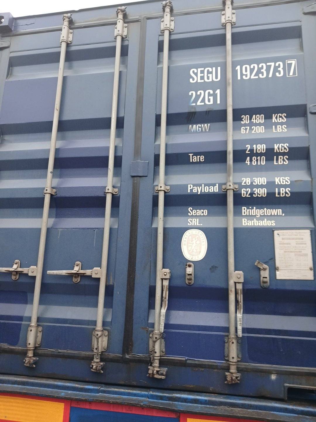 Морской контейнер SEGU1923737