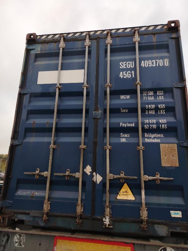Морской контейнер SEGU4093700