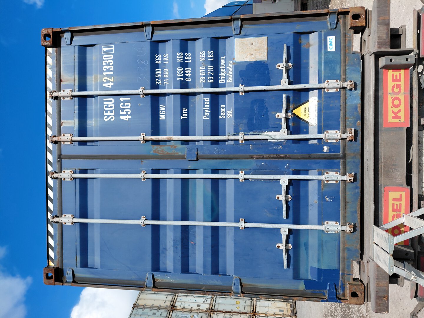 Морской контейнер SEGU4213301
