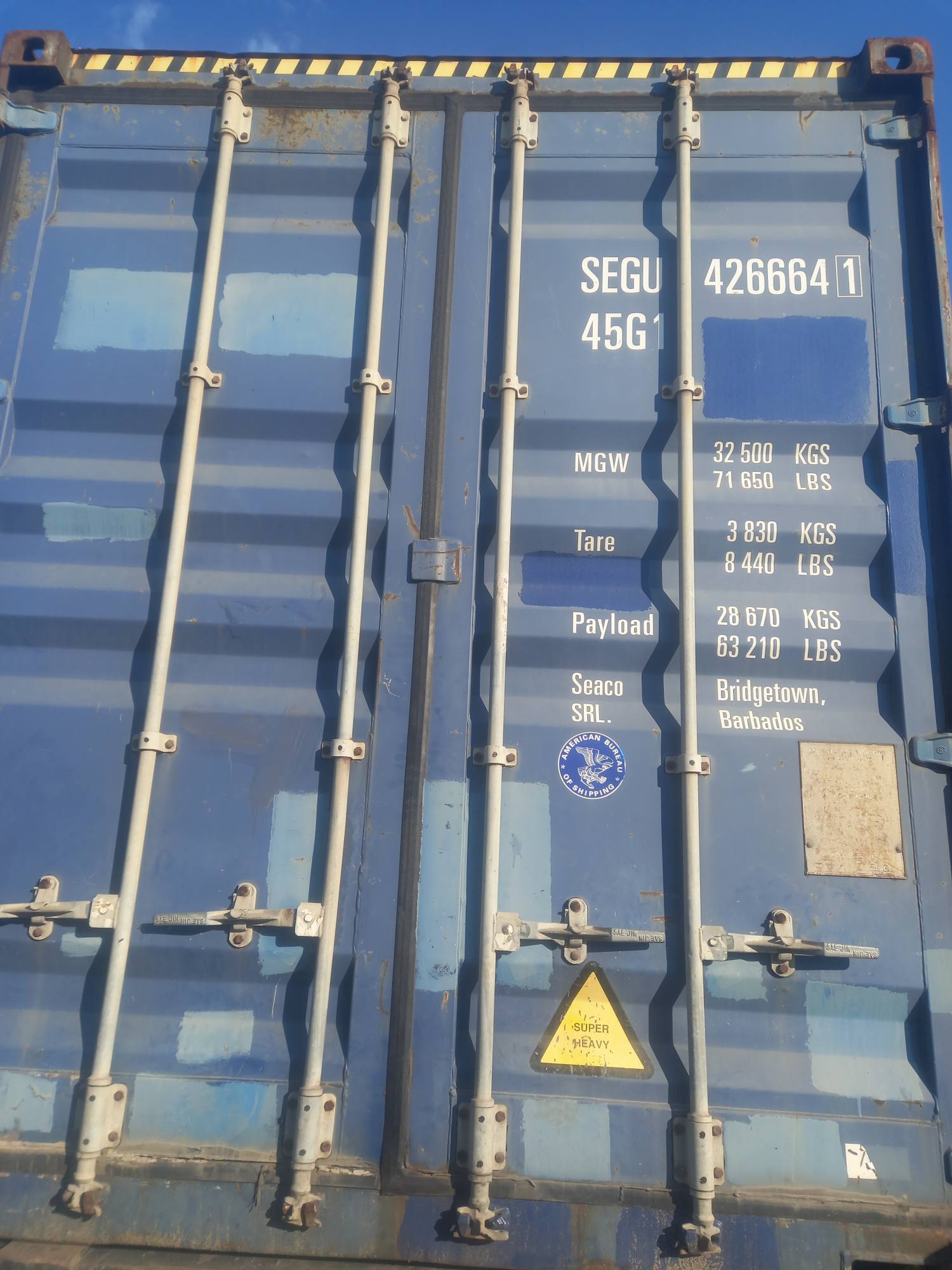 Морской контейнер SEGU4266641