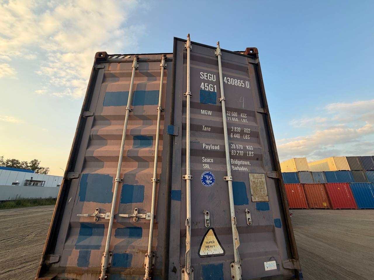 Морской контейнер SEGU4308650